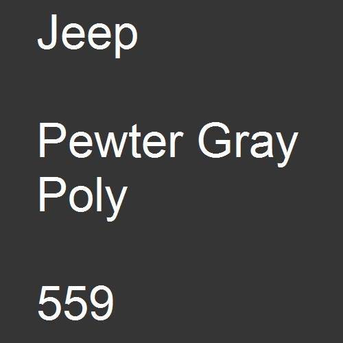 Jeep, Pewter Gray Poly, 559.